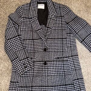 Old Navy Monochrome Checkered Blazer